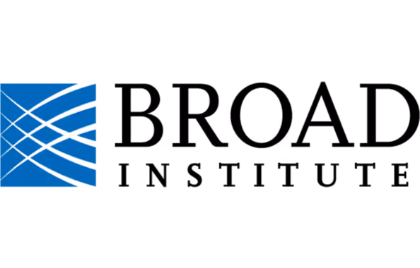 Blue square with white curved lines crossing each other diagonally.