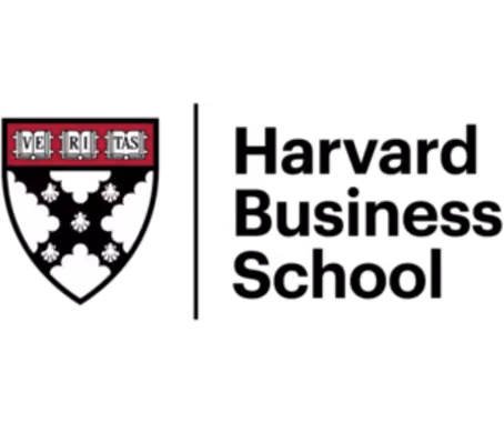 Harvard University shield with red banner reading VERITAS and black and white floral design.